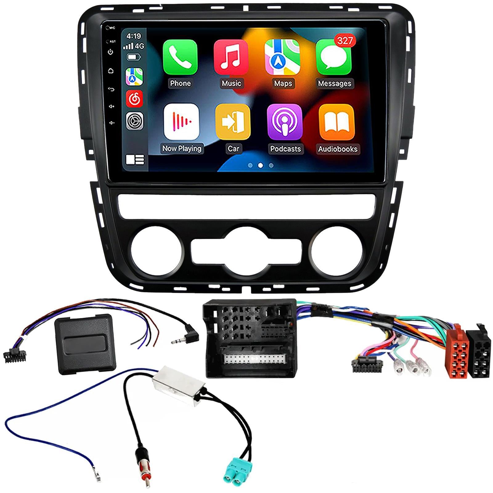 UPGRADED 9" CarPlay Android Car Stereo Kit For Volkswagen Passat Auto AC 2012-2015