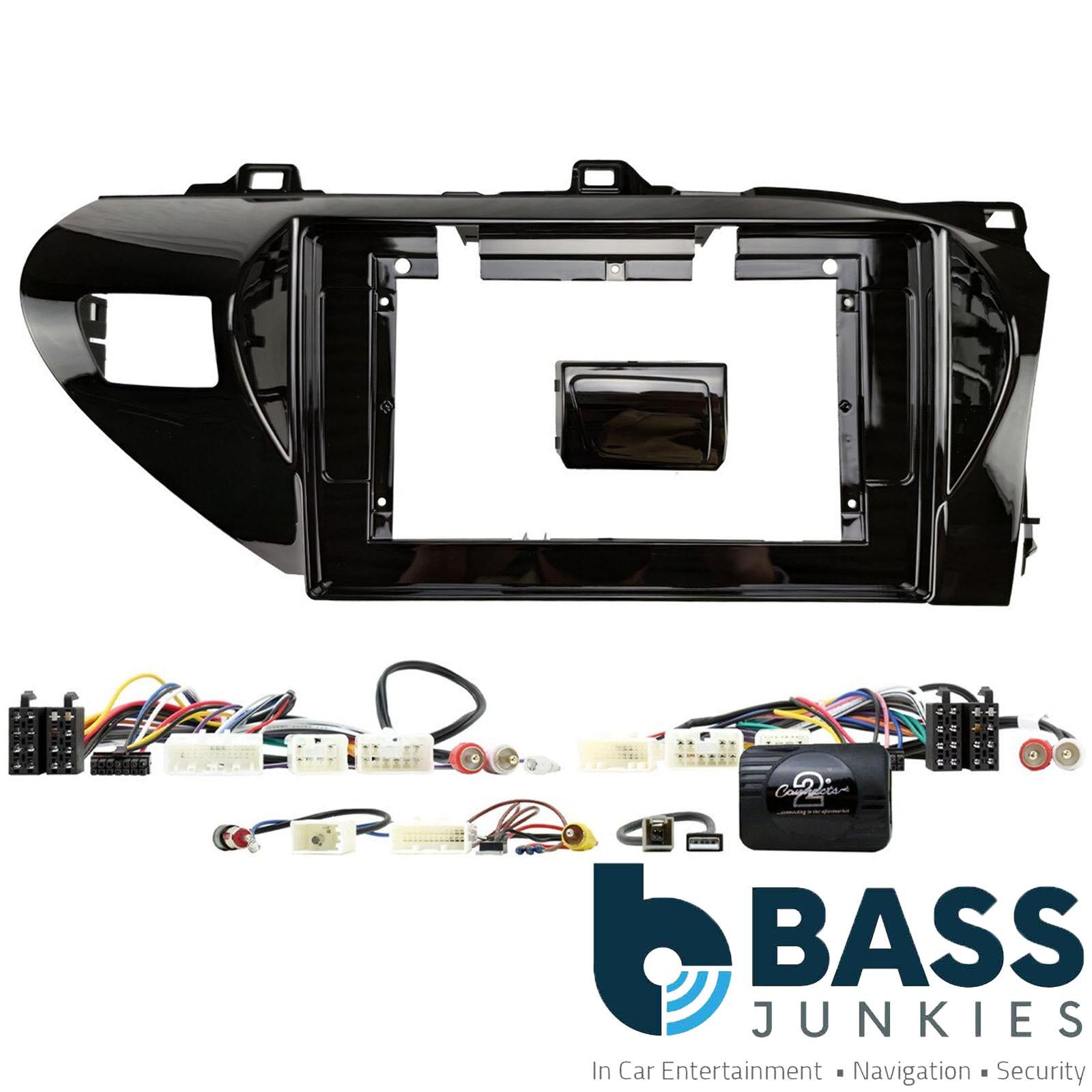 9" Android Car Radio Fascia Panel & Interface for Toyota Hilux RHD 2014 - 2019