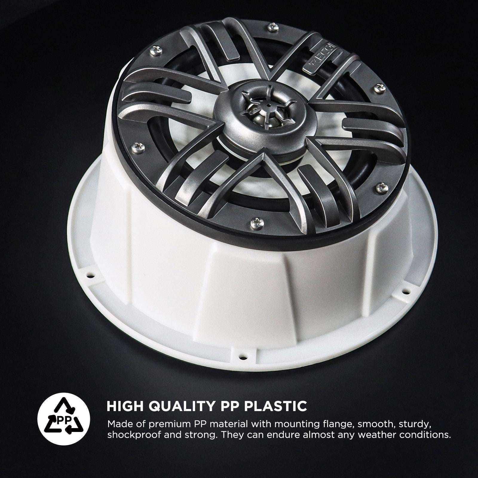 Recoil USP65-W - 6.5" 17cm White Surface Mount Van Truck Boat Car Speaker Pods