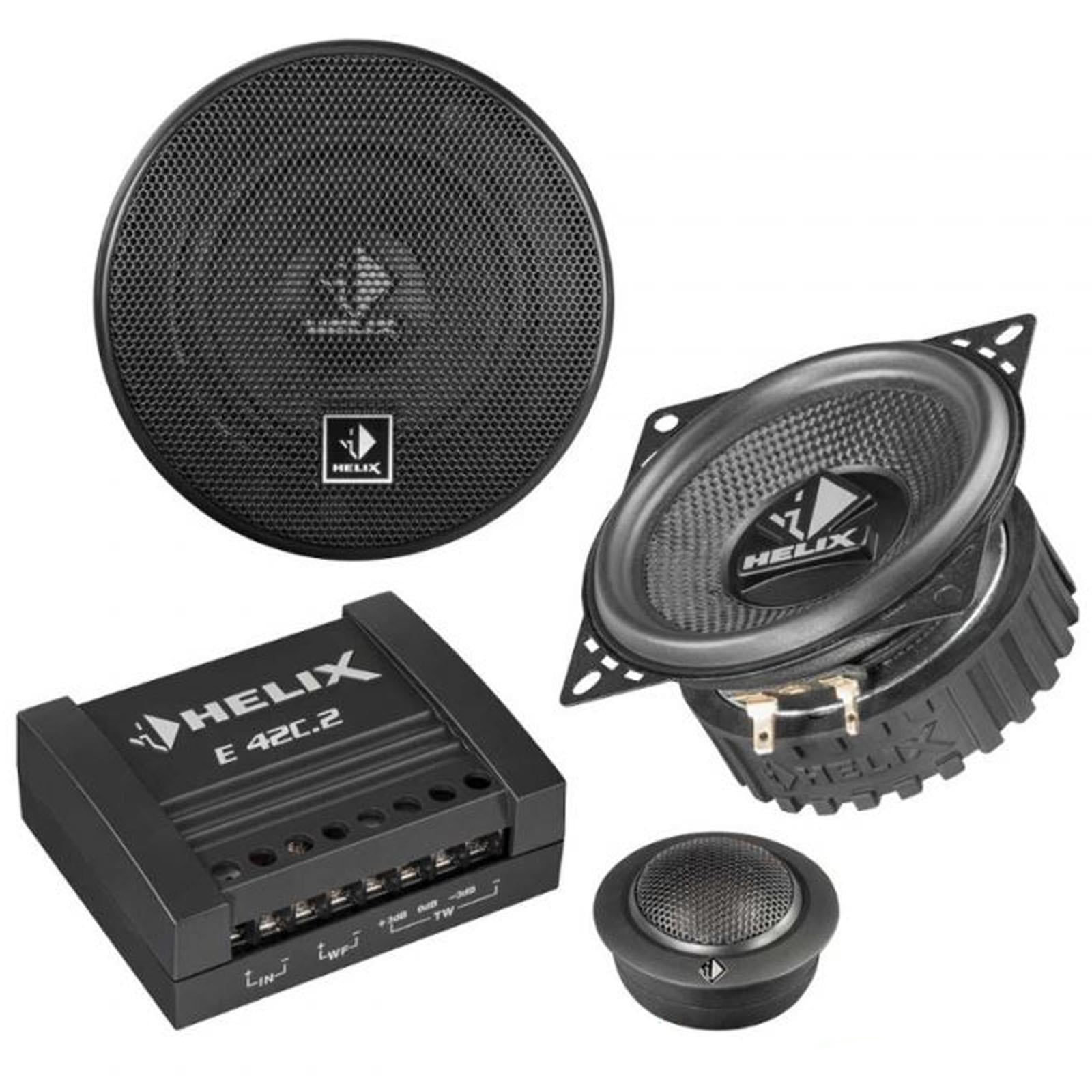 HELIX E 42C.2 - 4" 100mm 300 Watts 2 Way Component System Car Van Speakers