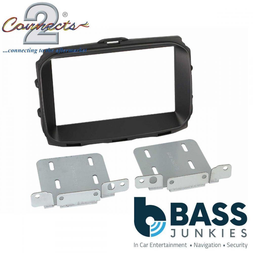 Connects2 CT23AR13 Alfa Romeo Giulietta 2014 Onwards Car Stereo Double Din Fascia Panel & Cage Kit