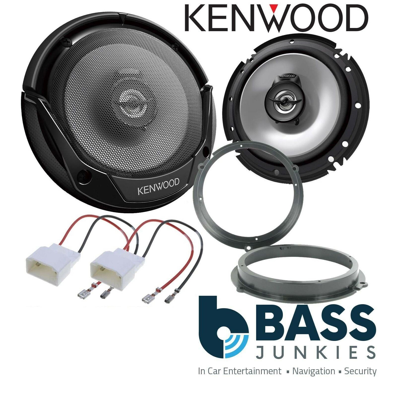 VW Transporter T7 2025 On Kenwood 600 Watts Front Door Speakers Upgrade Kit