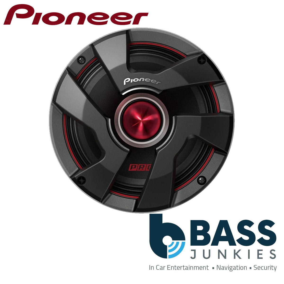 Pioneer TS-M801PRO - 1400 Watts a Pair 8" (20cm) PRO Series High Efficiency Midbass Car Speakers