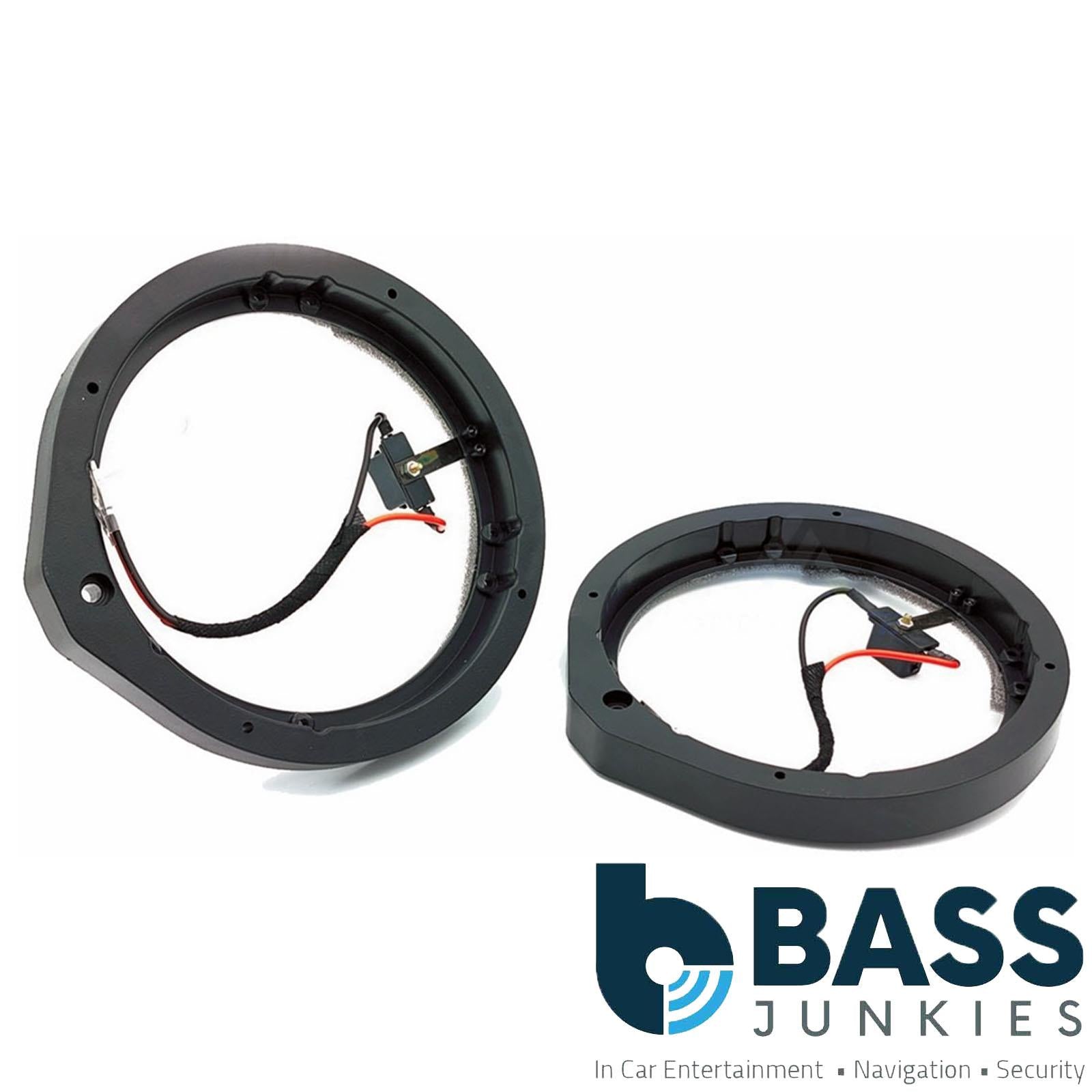 6.5" Direct-Fit Speaker Adapter Brackets for Honda Stream 2004-2008