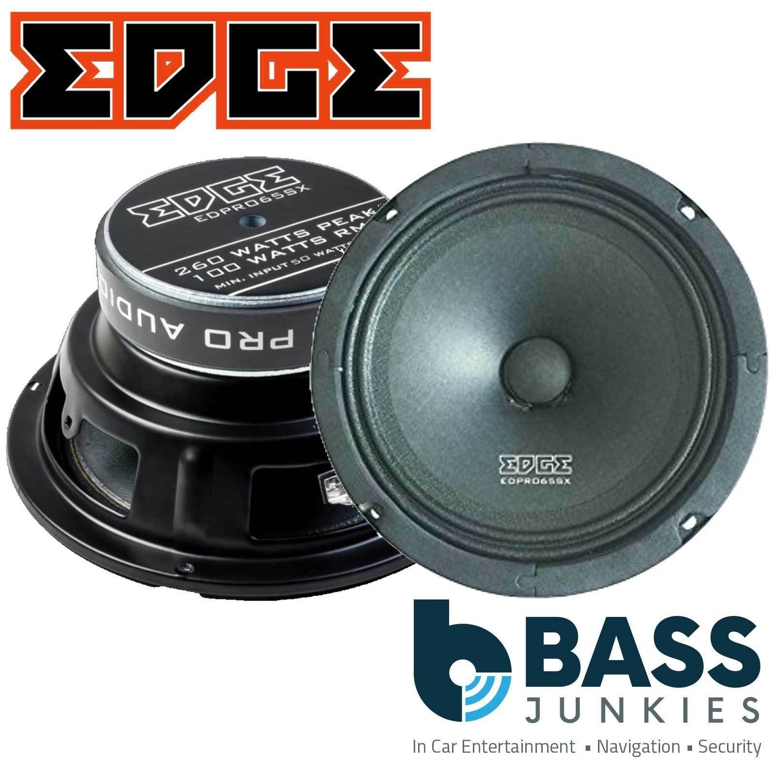 Edge EDPRO65SX-E6 - 6.5" 260 Watts Mid-Range Car Speakers (Pair)