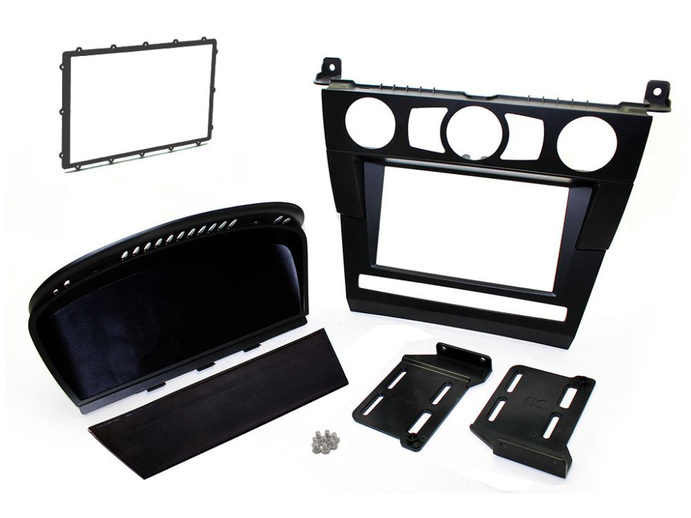 Connects2 CT23BM14 BMW 5-Series 2003 - 2007 Car Stereo Double Din Fascia Panel & Cage Kit