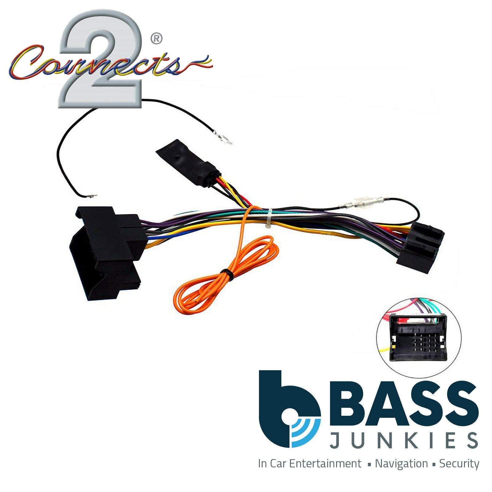 Connects2 CTHUE-MC2 Stereo Mercedes A-Class B-Class C-Class CLK and Other Models Wiring ISO Adaptor with Ignition Generator for Mercedes