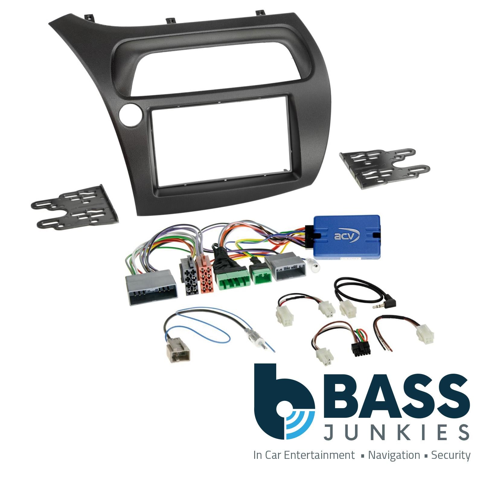 Double Din Car Radio Stereo Full Fitting Kit for Honda Civic 2005 - 2011