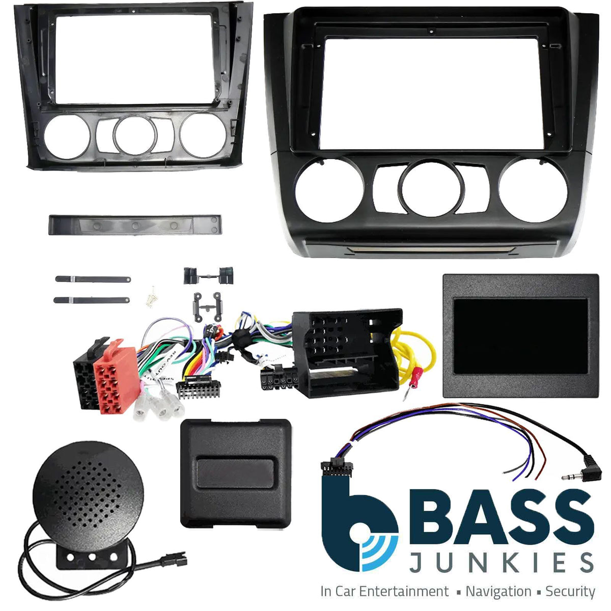 Pioneer 9" CarPlay Android Car Stereo Kit For BMW 1 Series Manual AC 2008-2012