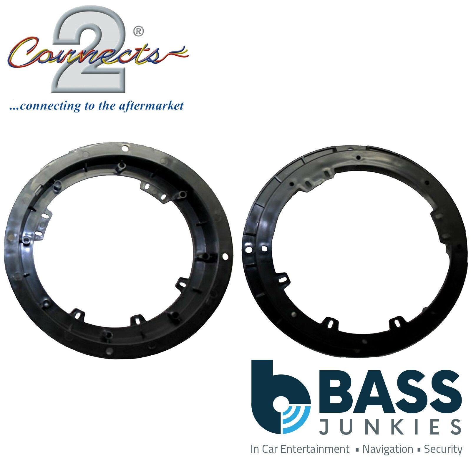 Connects2 CT25HY08 - Hyundai Genesis-Coupe 2010 Onwards 150-170mm 6"-6.5" Car Speaker Adapter Brackets