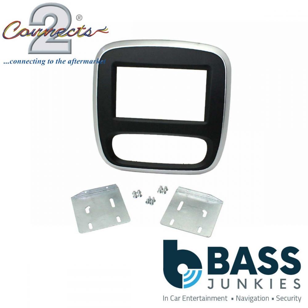 Connects2 CT23VX50 Vauxhall Vivaro 2014 Onwards Car Stereo Double Din Fascia Panel