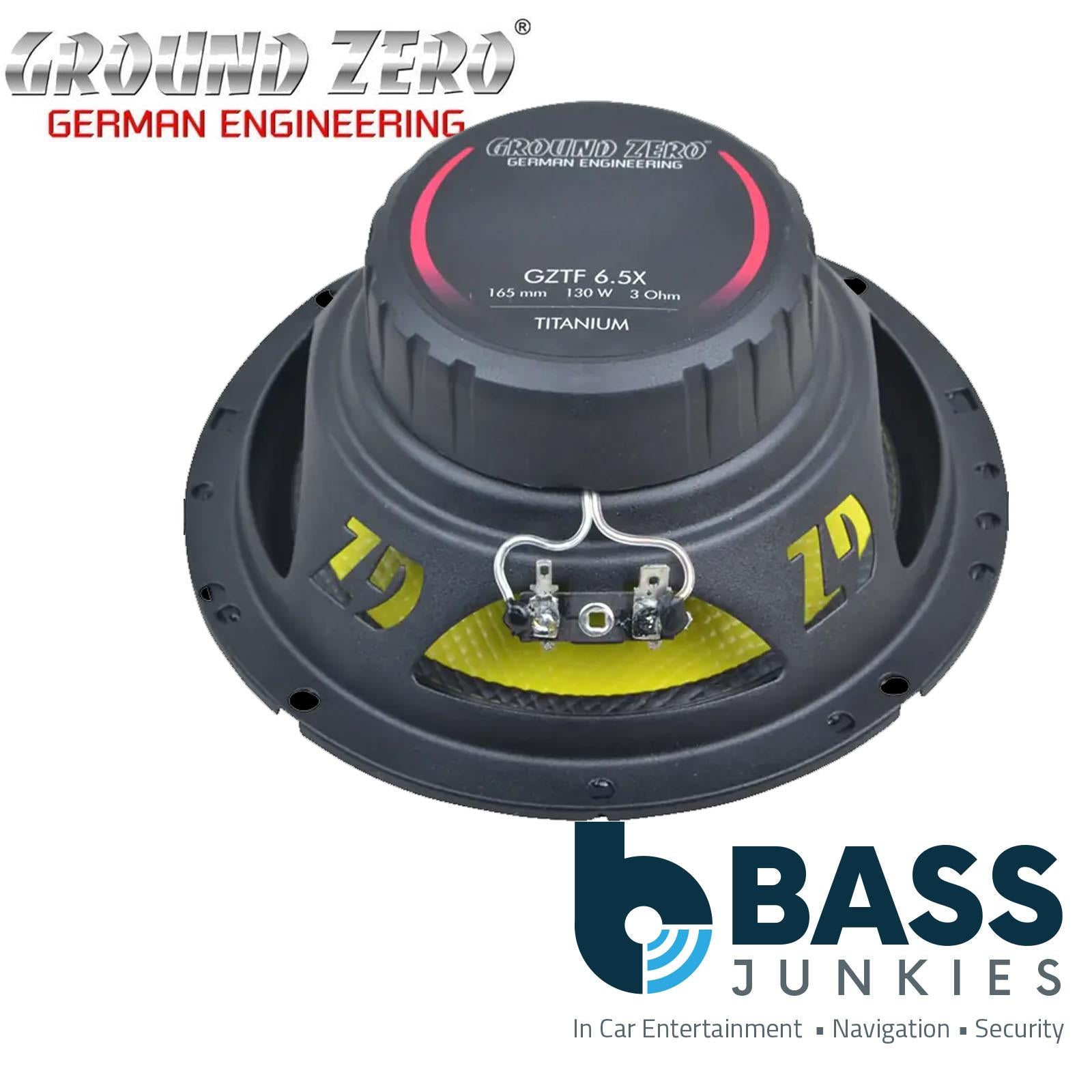 Ground Zero GZTF 6.5X - Titanium Series 6.5" 17cm 260 Watts Car Door Speakers