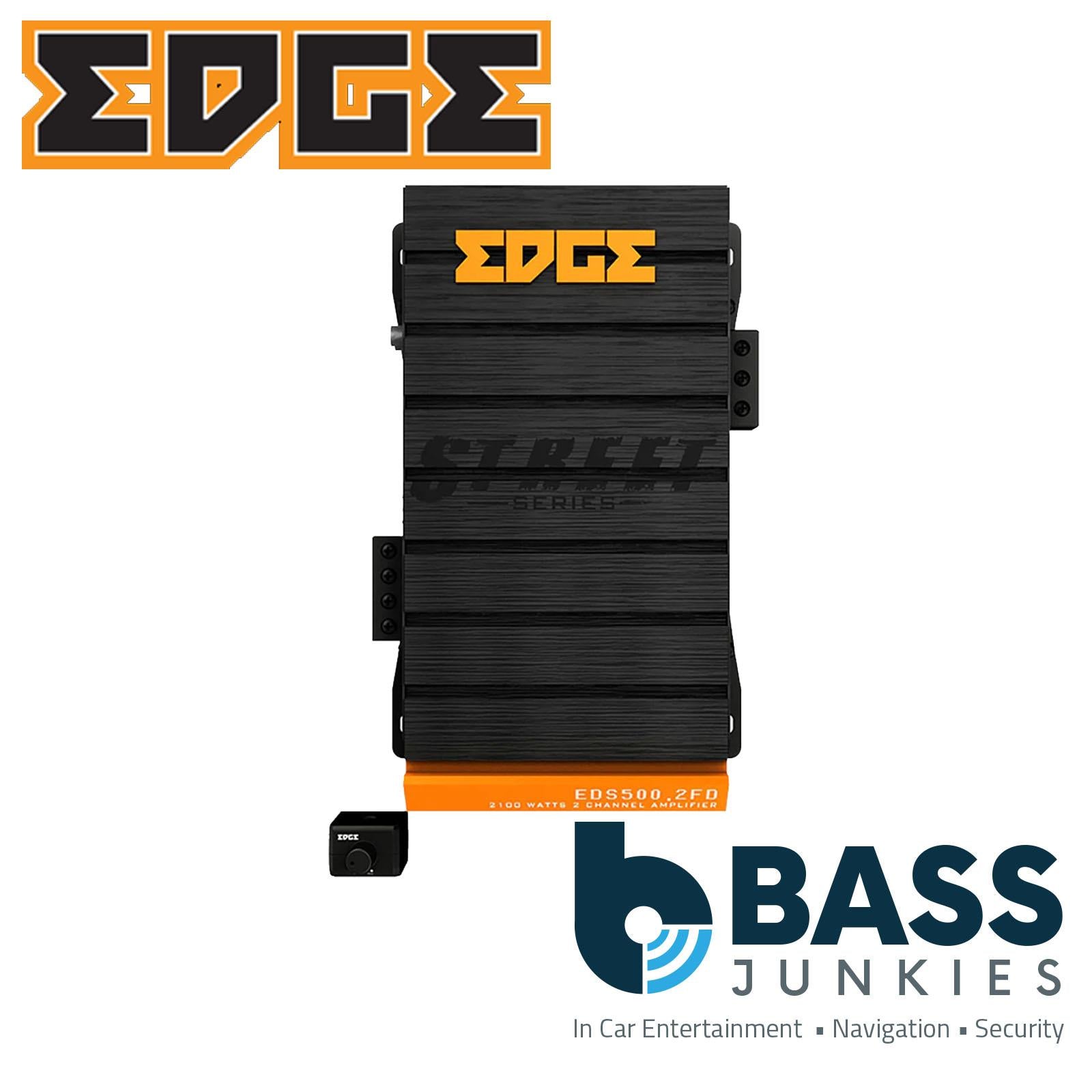 EDGE EDS500.2FD-E0 Street Series 2100 Watts 2 Channel Car Amplifier