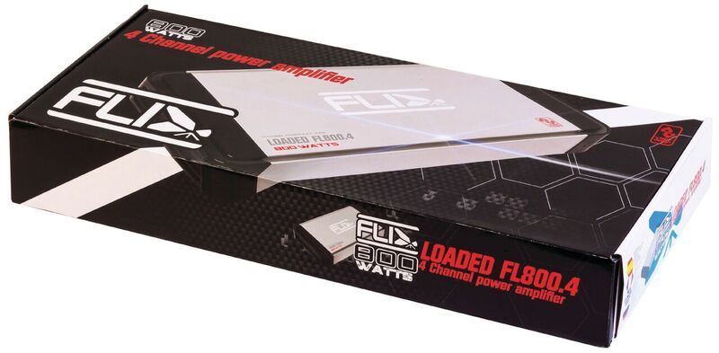 FLI FL800.4-F1 - 4 Channel 800 Watts Car Van Speaker Amp Amplifier
