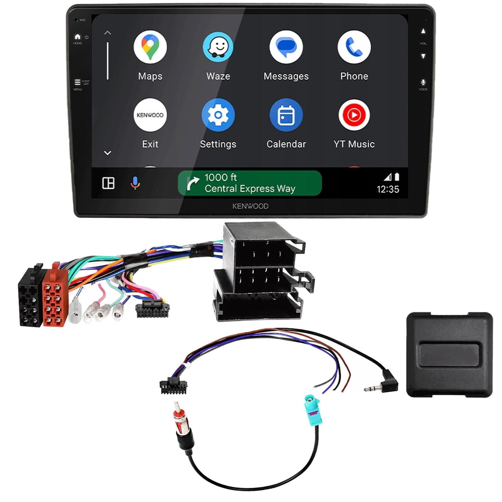 Kenwood 9" CarPlay Android Car Stereo & Alfa Romeo Giulietta 2013 On Fitting Kit