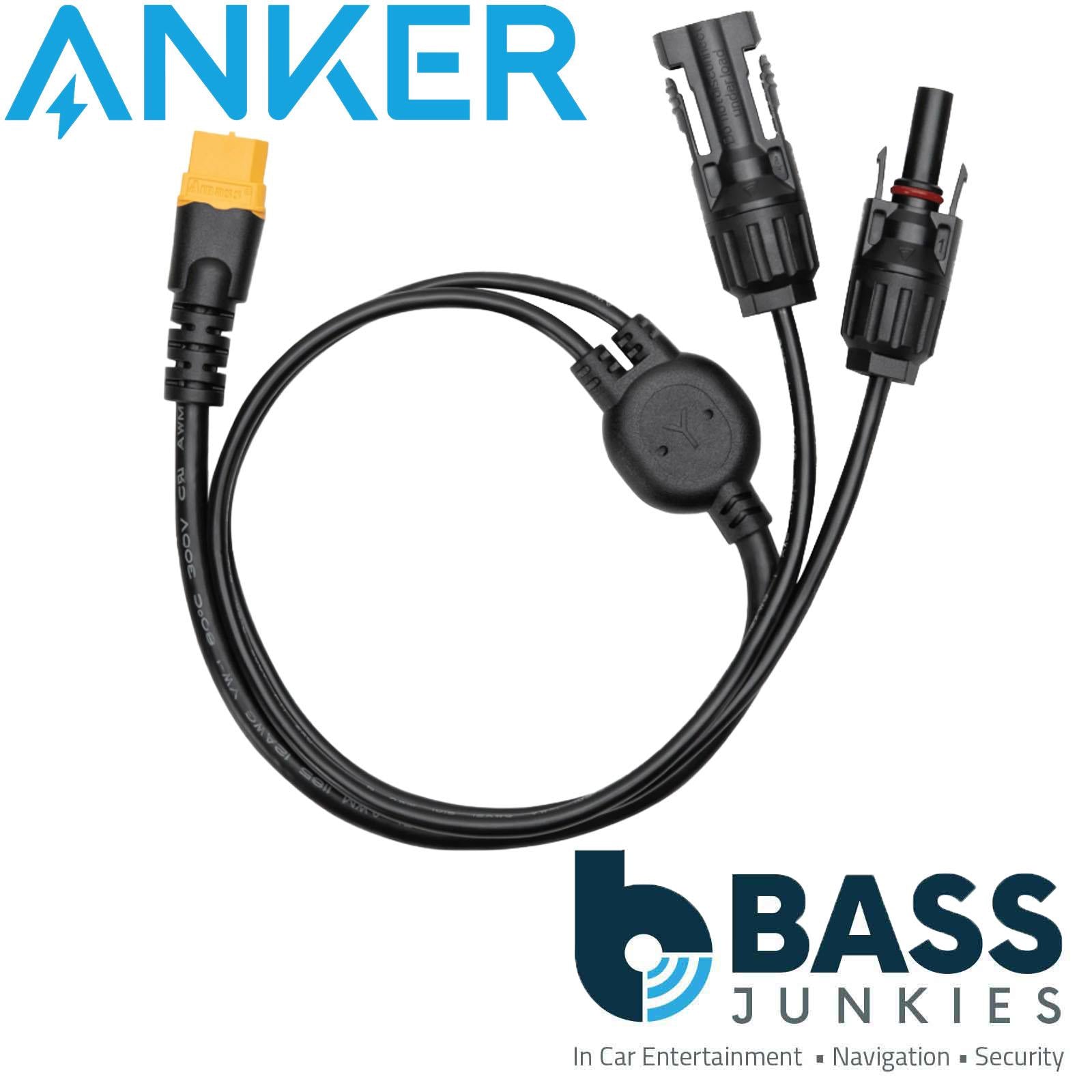 Anker SOLIX - MC4 to XT60 Solar Panel Adapter Cable for Portable Power Stations