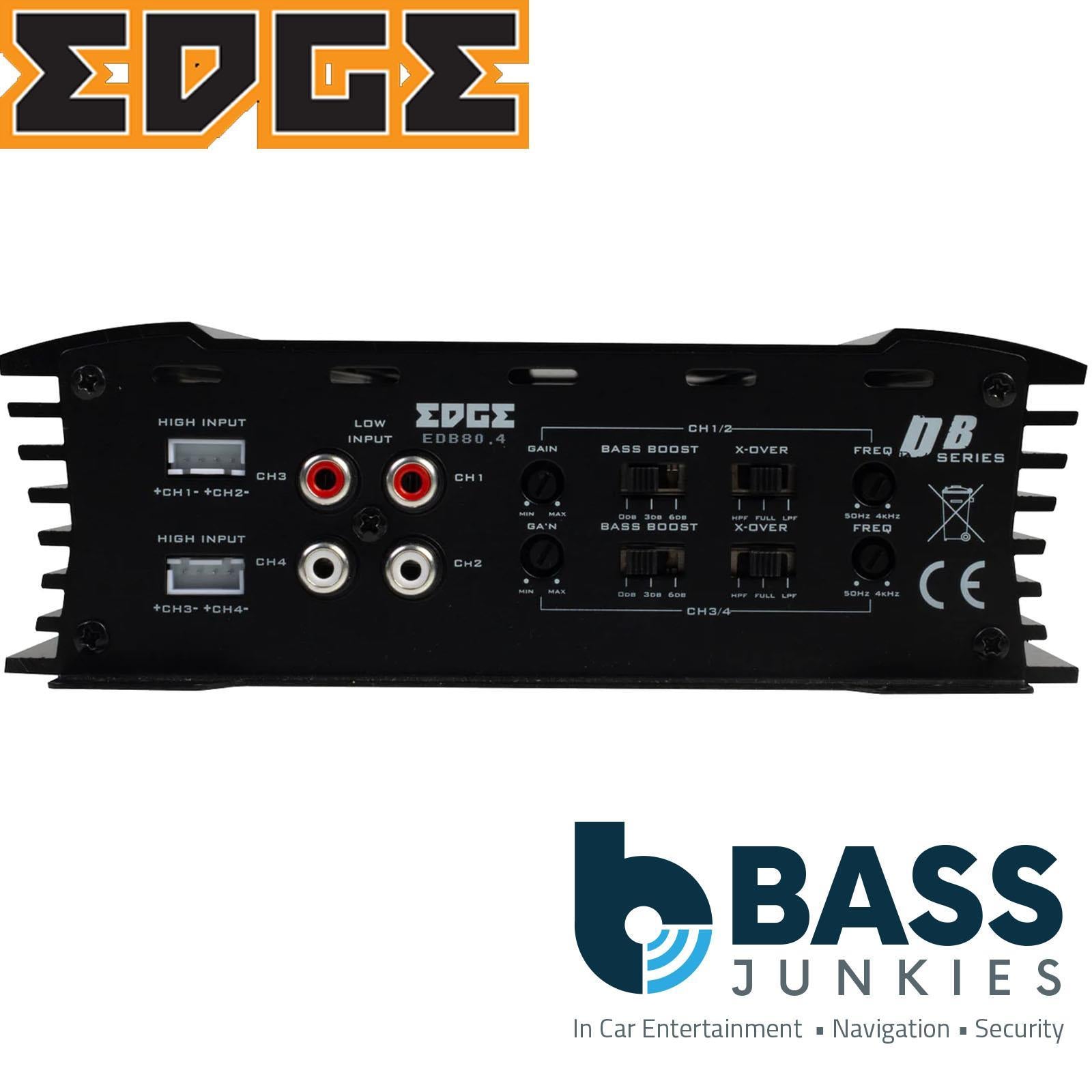 EDGE EDB80.4LITE-E4 4 channel 640 Watts Car Amplifier