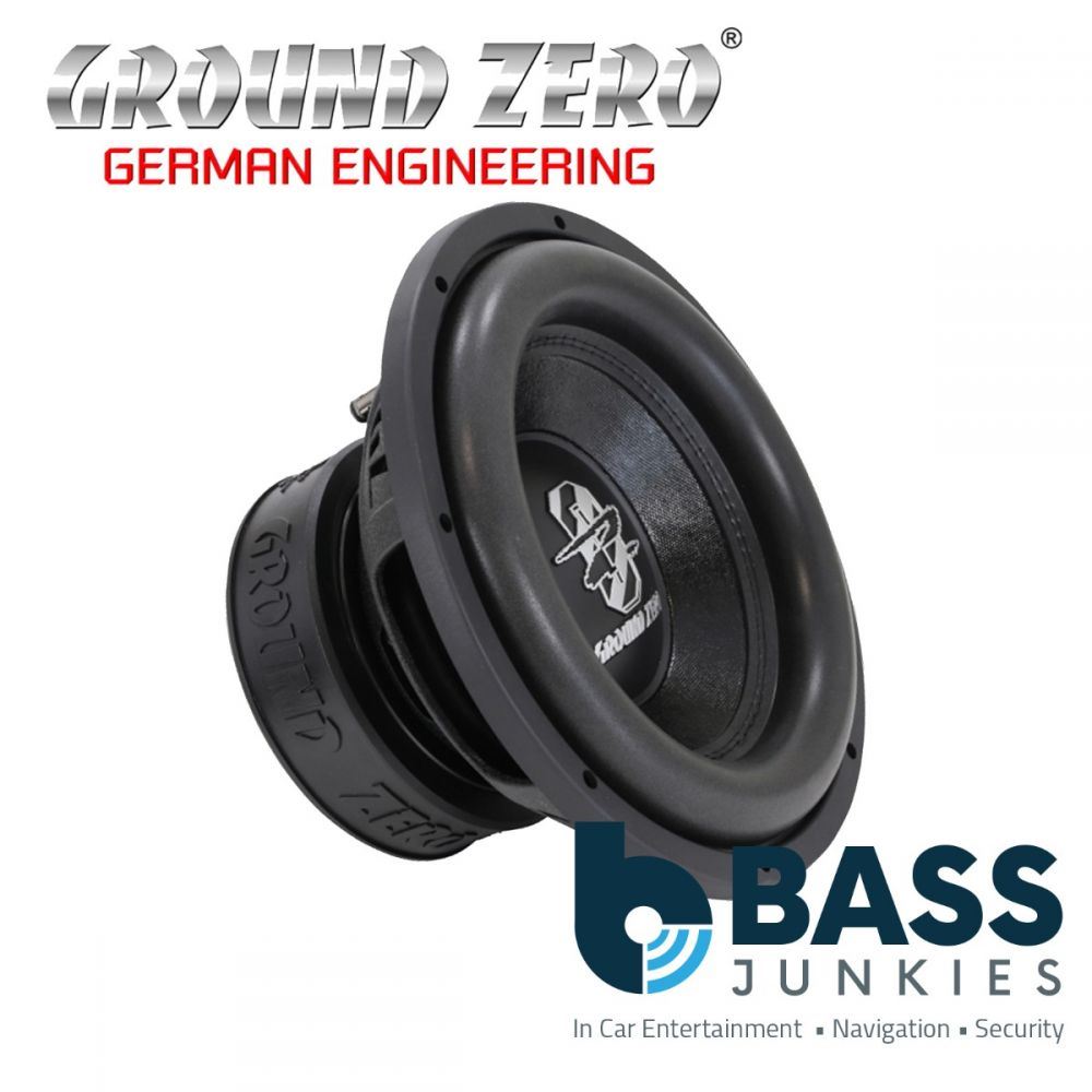 Ground Zero GZRW 30-D2 - 12" Inch 30cm 2 x 2 Ohm 800 Watts Car Sub Subwoofer