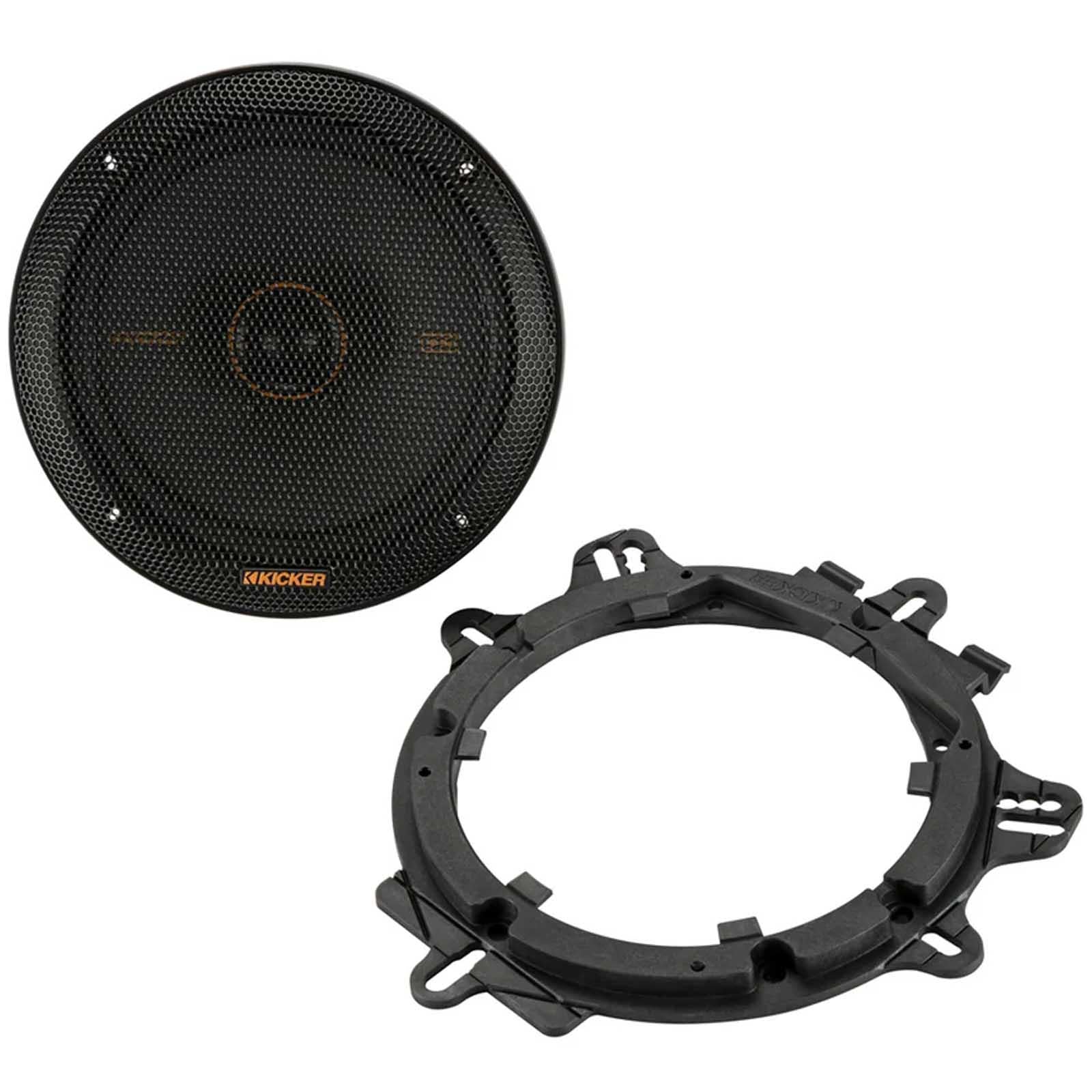 Kicker 51KSC6704 - 6.75" 200 Watts 2-Way Coaxial Front Rear Door Speakers