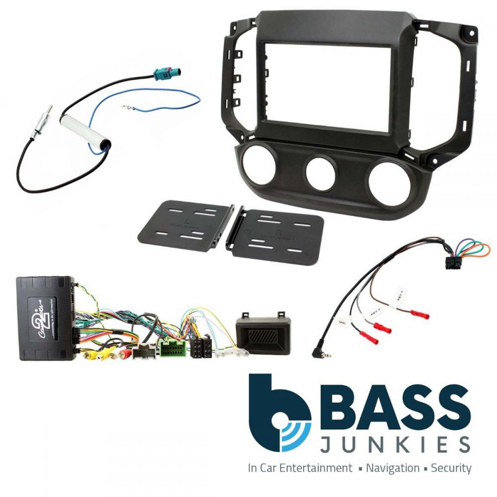 Connects2 CTKCV13 Chevrolet S-10 2016 Onward Car Stereo Double Fascia Steering Wheel Interface Kit