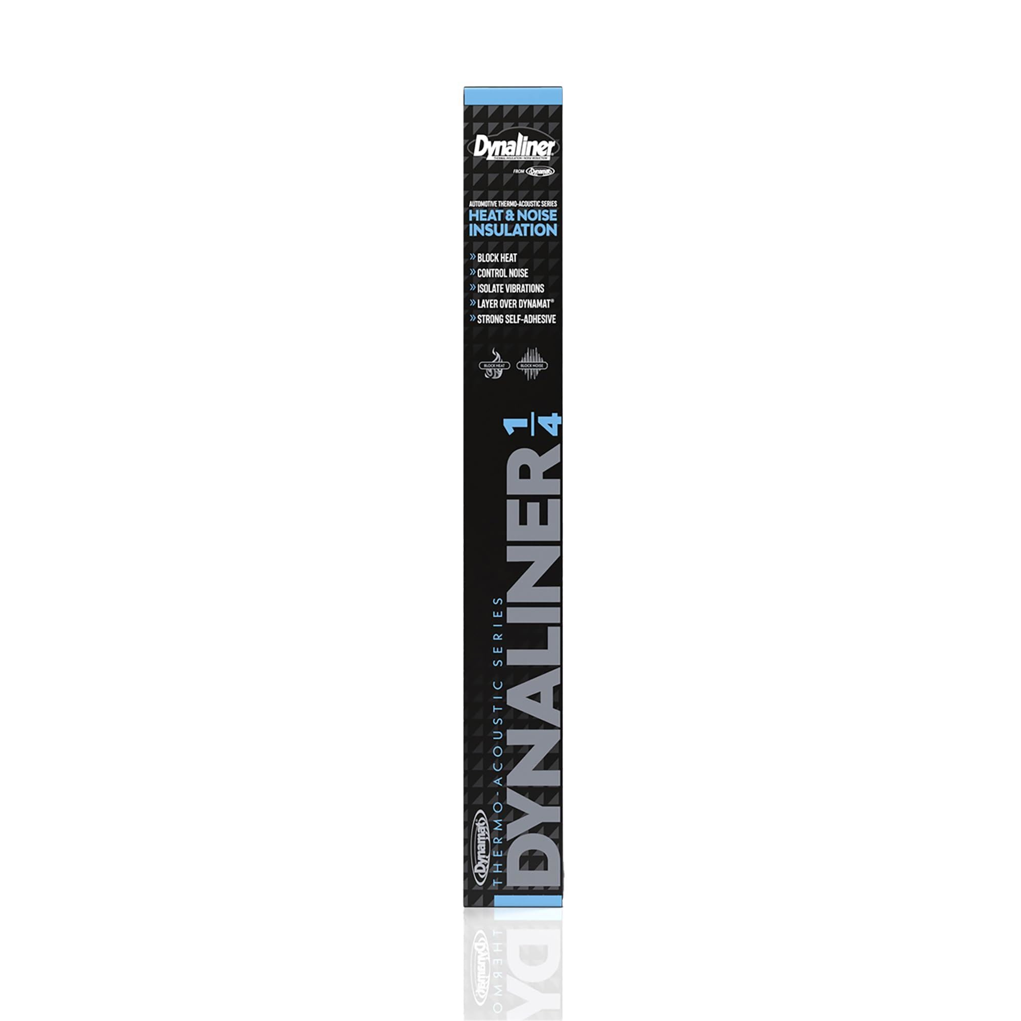 Dynamat 11102 Dynaliner 32" x 54" x 1/4" Thick Self-Adhesive Sound Deadener,Black
