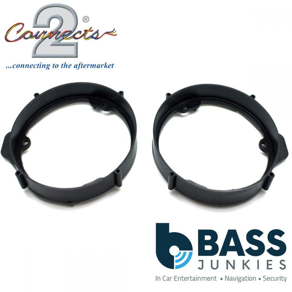 Connects2 CT25MC21 Mercedes-Benz A-Class W176 2012 Onwards 165mm 6.5" Front Door Car Speaker Adapter Brackets