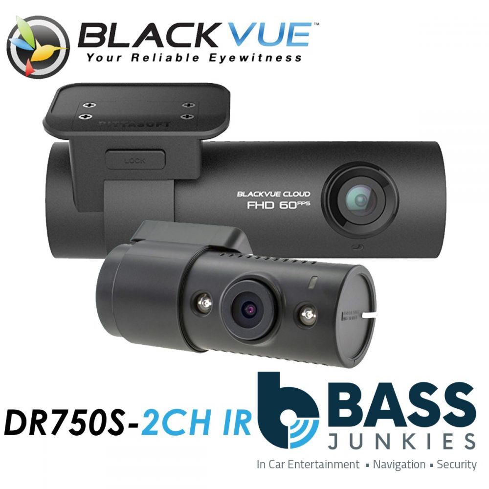 Blackvue DR750S-2CH IR - 64GB Full HD 60FPS CMOS Infrared Front & Rear Car Dash Camera
