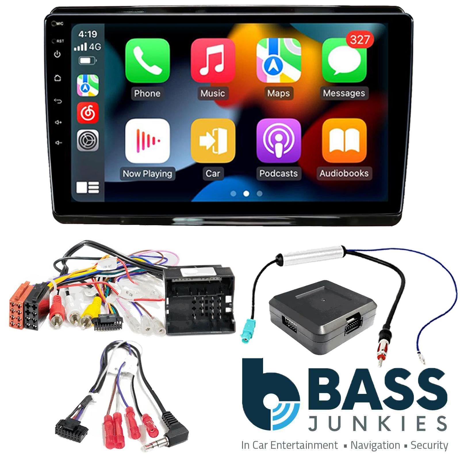 UPGRADED 9" CarPlay Android Car Stereo & Fascia Kit For Citroen C4L 2019 Onwards