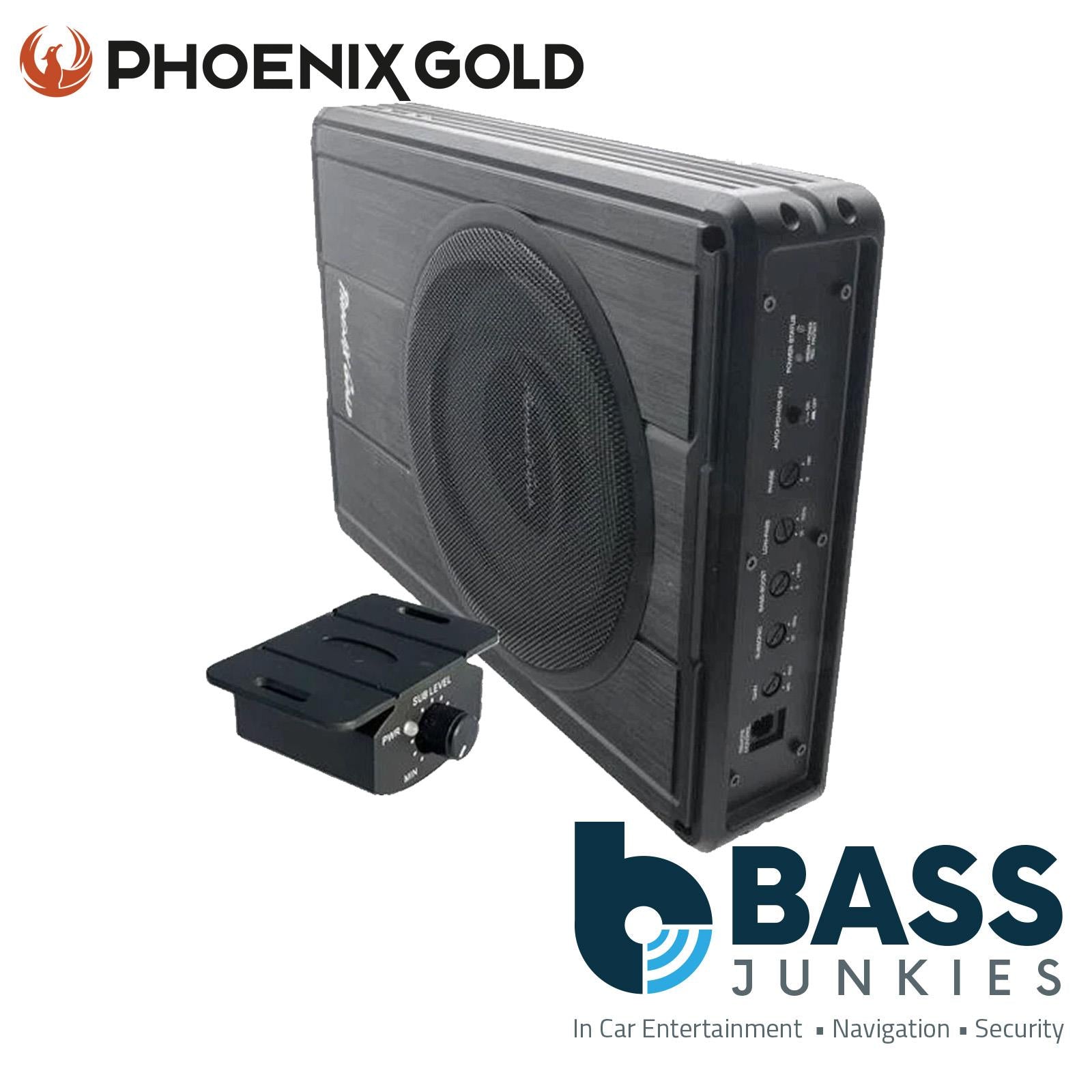 Phoenix Gold Z8150V2 - 8" Inch 300 Watts Underseat Amplified Car Subwoofer