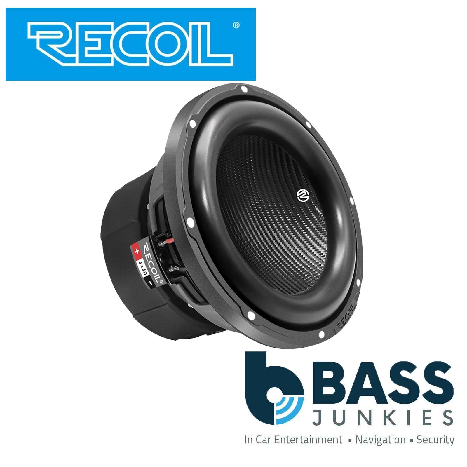 RECOIL PW65D4 - 400 Watts 6.5" 17cm Echo Pro Series Dual 4 Ohm Car Subwoofer