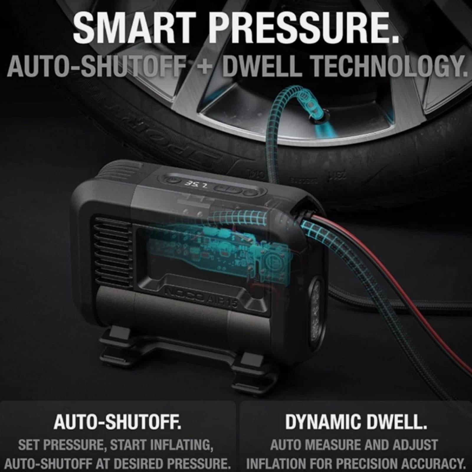 NOCO AIR15 - 15A Portable Digital Tyre Inflator Air Compressor 12V