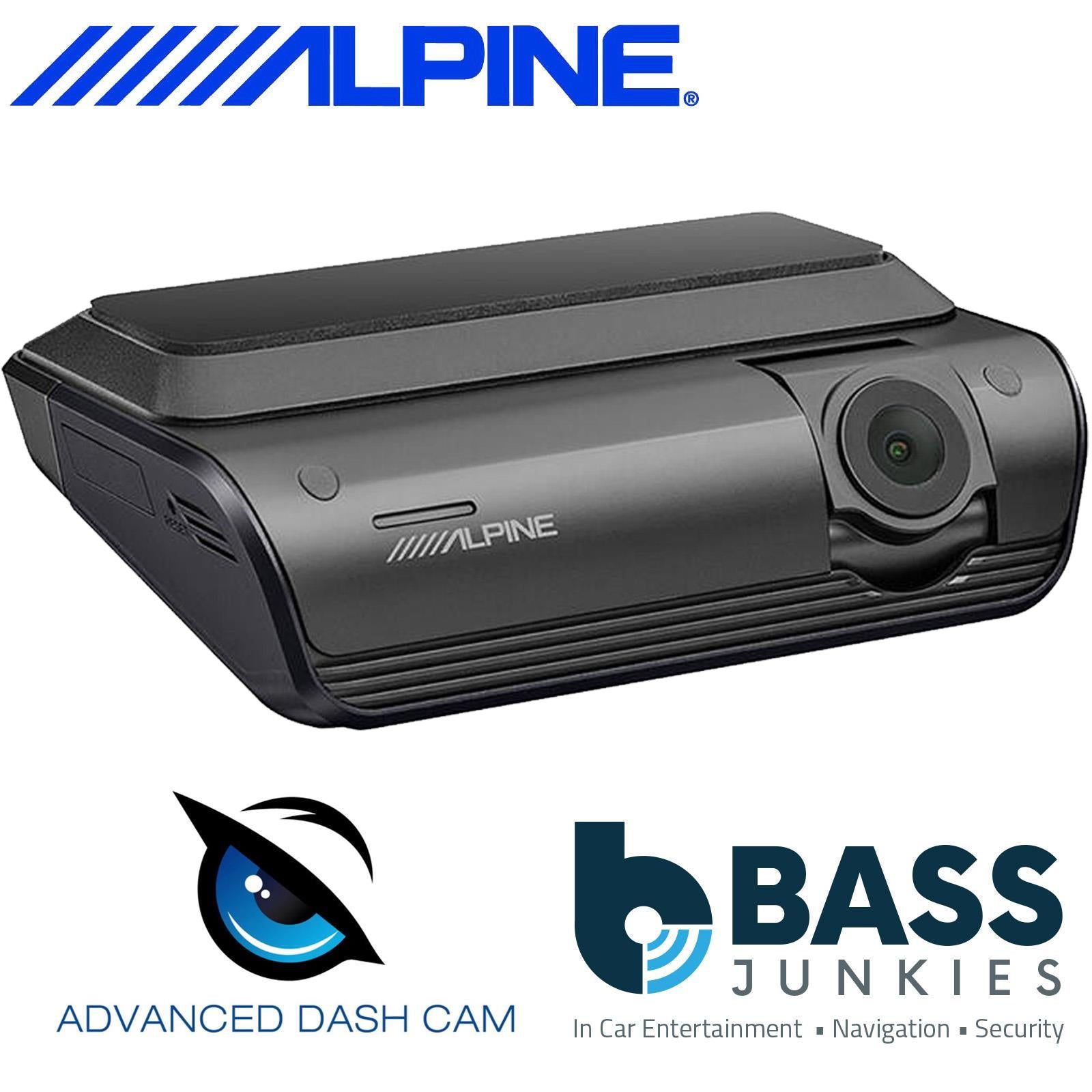 Alpine DVR-Q1000 -  2Ch Front & Rear 2K QHD HDR & WiFi Car Van Dash Cam