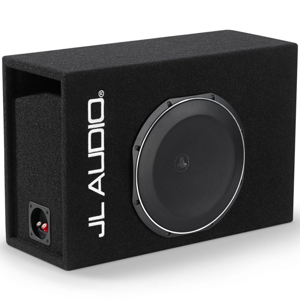 JL Audio CP112LG-TW1-2 – 12″ TW1 Subwoofer (300W, 2Ω) in Ported Enclosure, Black Carpet