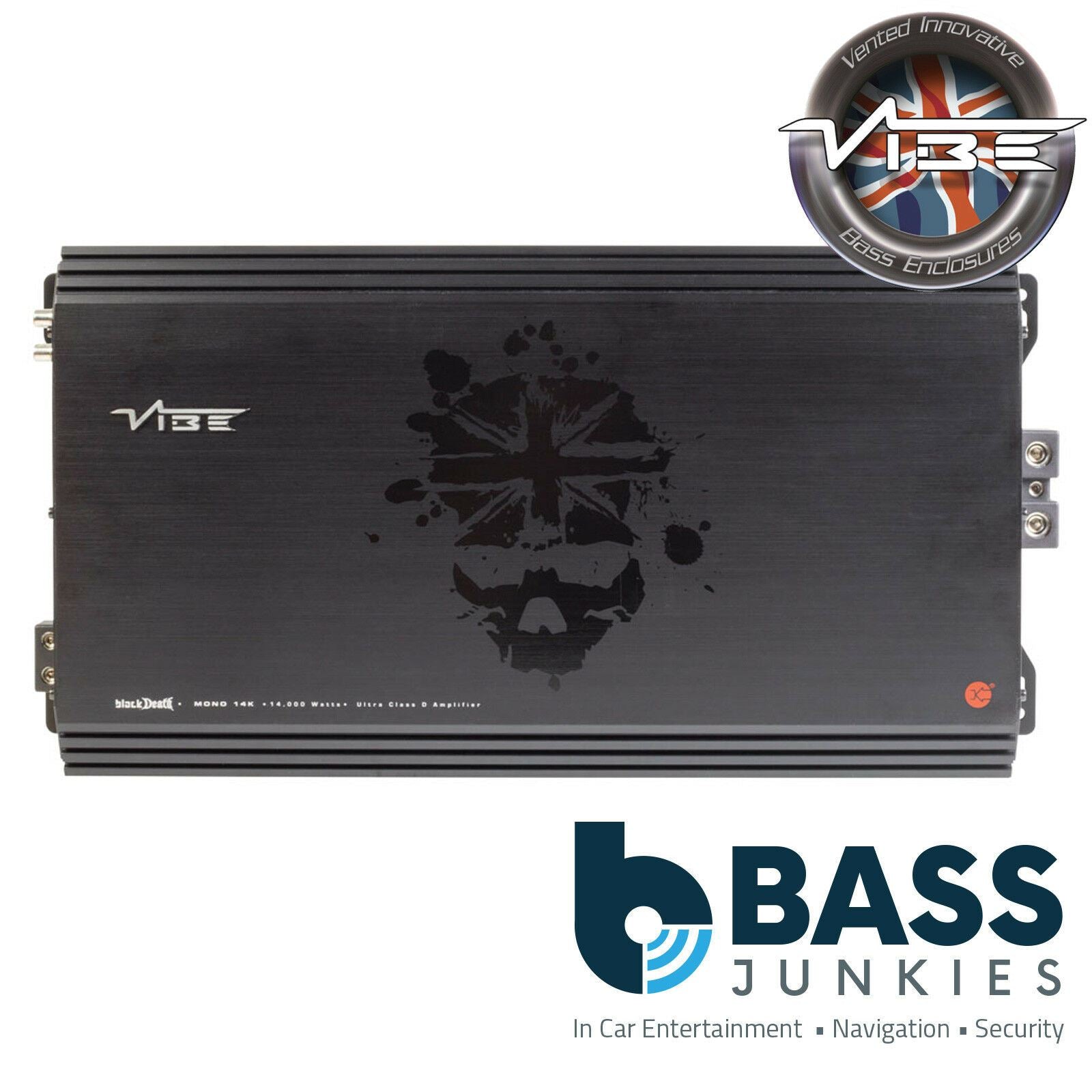 Vibe BLACKDEATHM14K-V6 14,000 Watts Full Range Ultra Class D Car Amp Amplifier