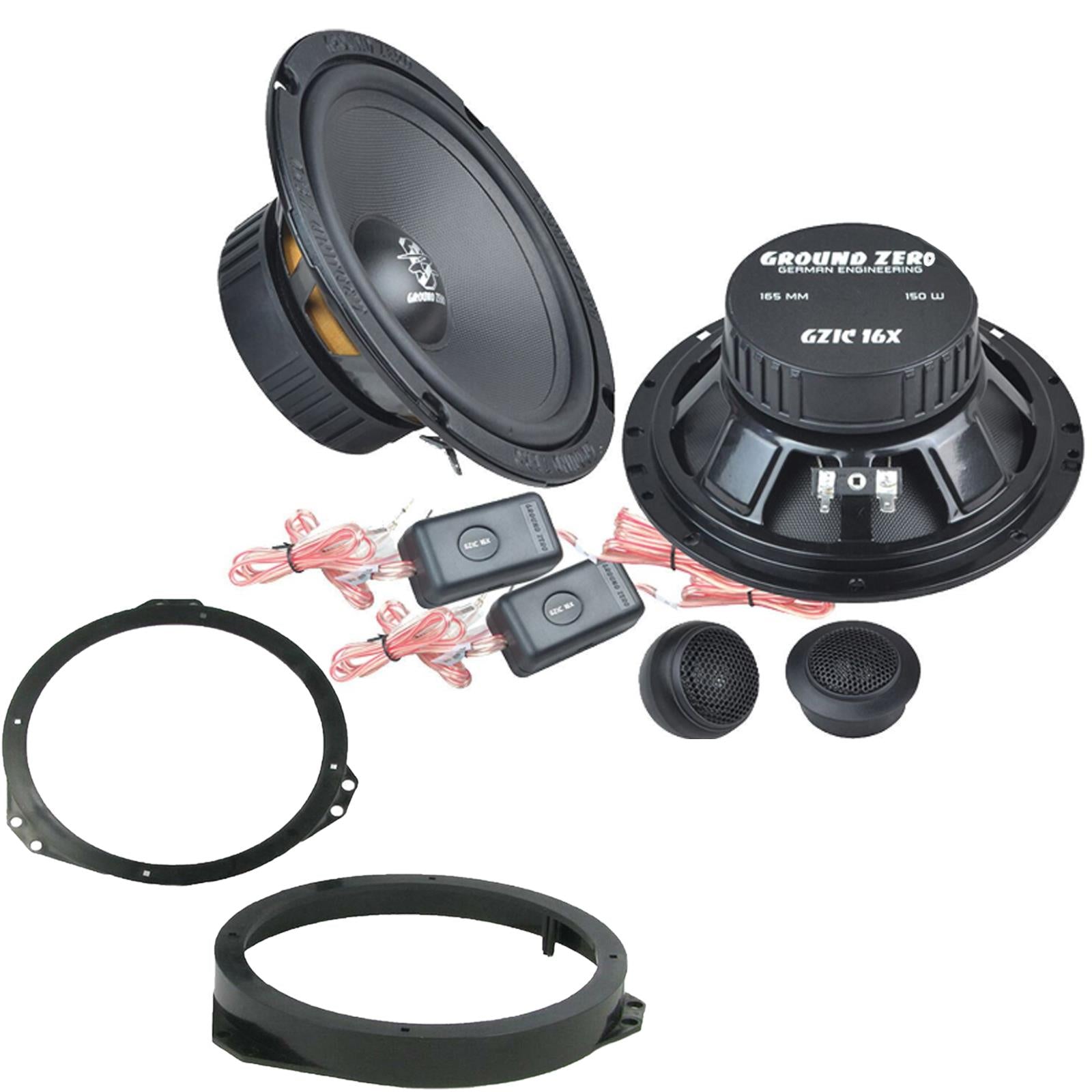 Vauxhall Vectra 1995-2002 300 Watts 6.5" 2 Way Component Front Door Car Speakers