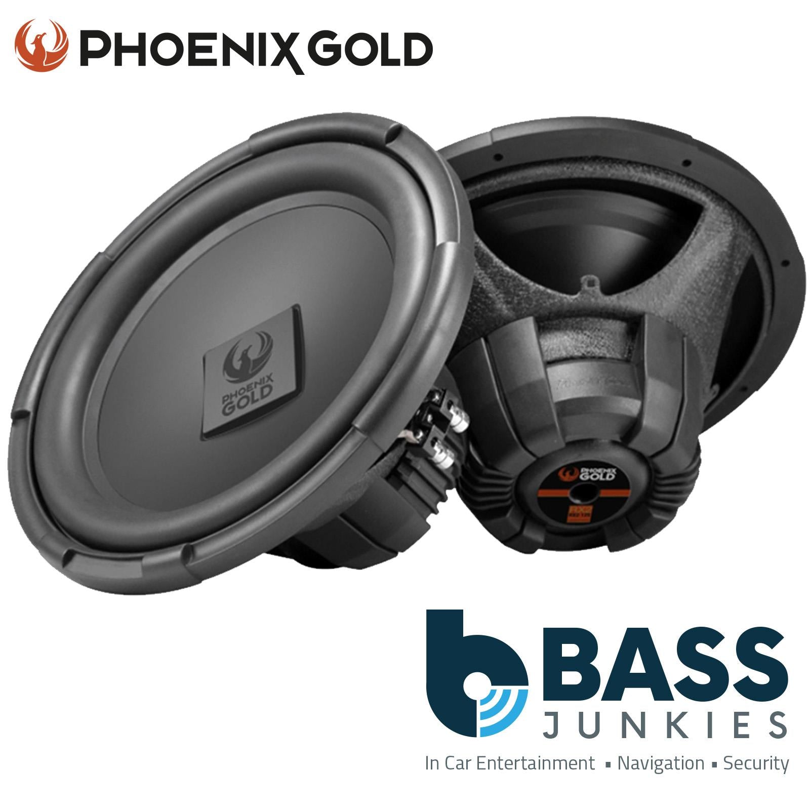 Phoenix Gold RX212S - 12" inch 400 Watts Single Voice Coil 4-Ohm Car Subwoofer