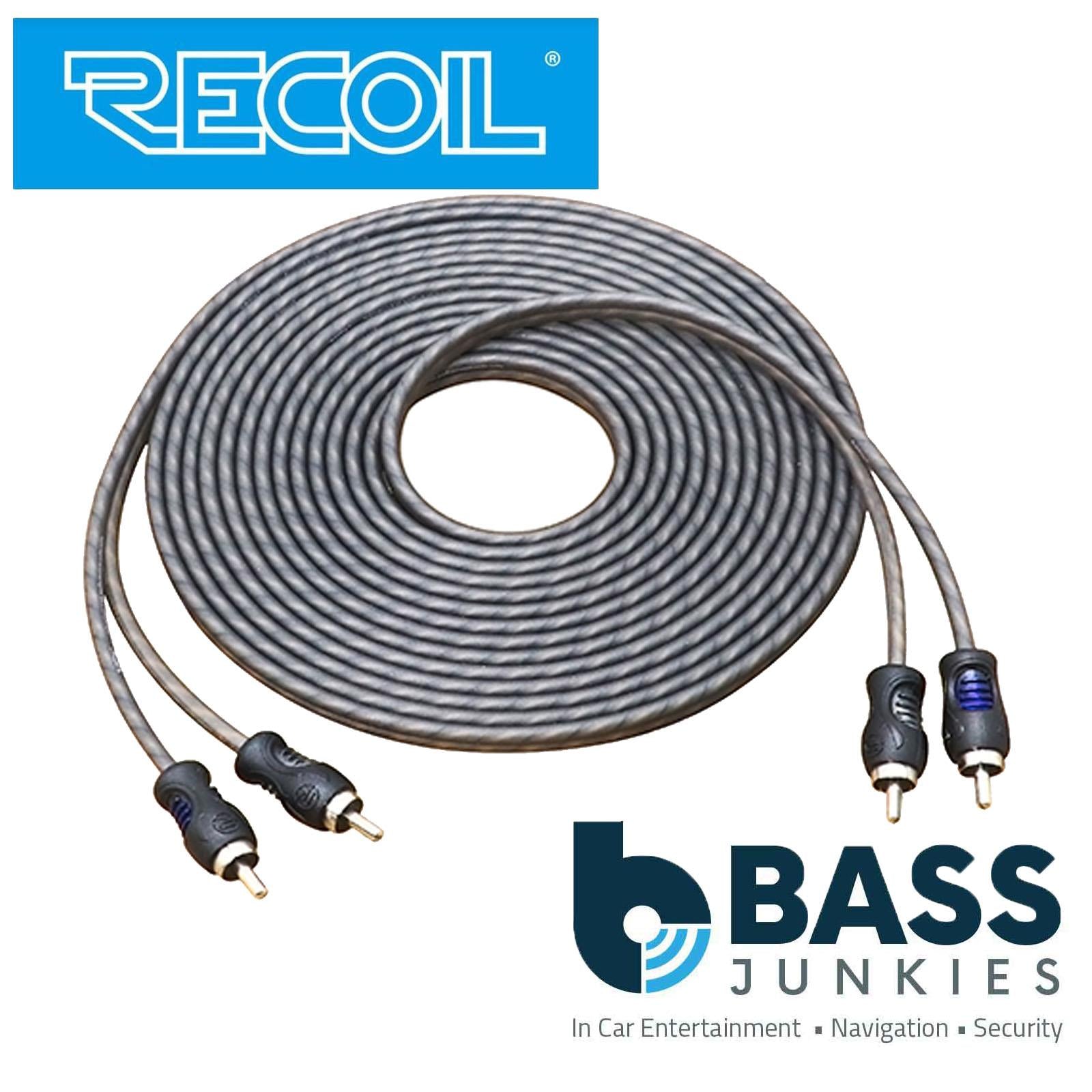 Recoil RCI217 - 5 Meter 2-Channel Oxygen-Free Copper Noise Reduction RCA Phono