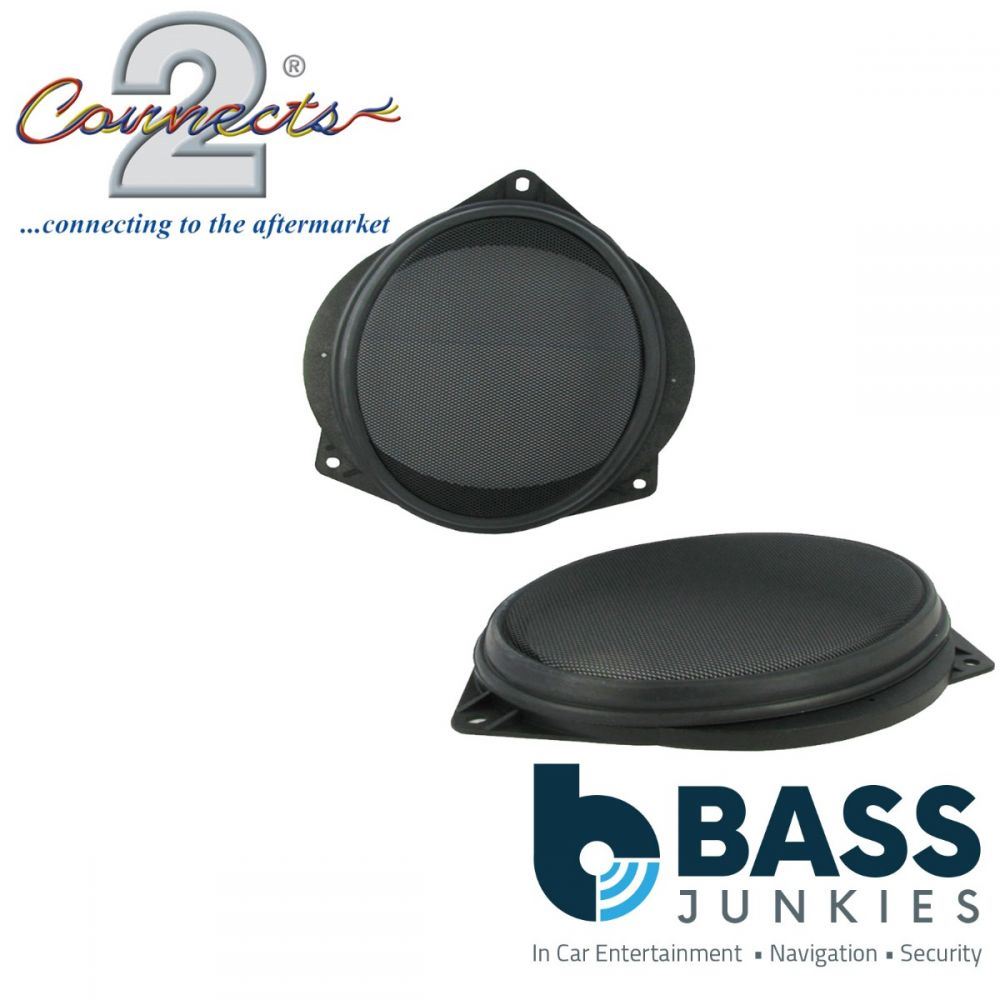 Connects2 CT25FD03 - Ford Escort 1990 Onwards 165mm 6.5" Rear Fitting Hatch Car Speaker Adaptor Brackets