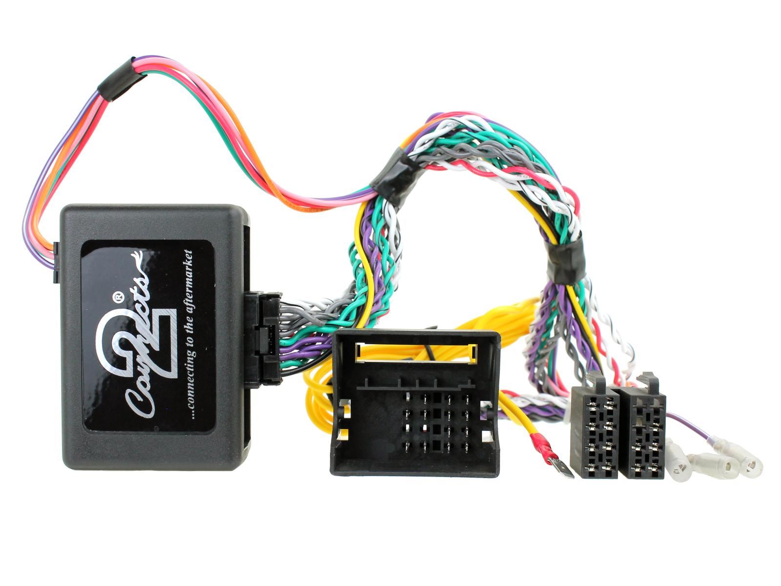 Connects 2 CTKBM01 - BMW 3 Series E90/E91/E92/E93 2005 - 2012 Double Din Facia & Steering wheel Interface Fitting Installation Kit (Automatic A/C models)