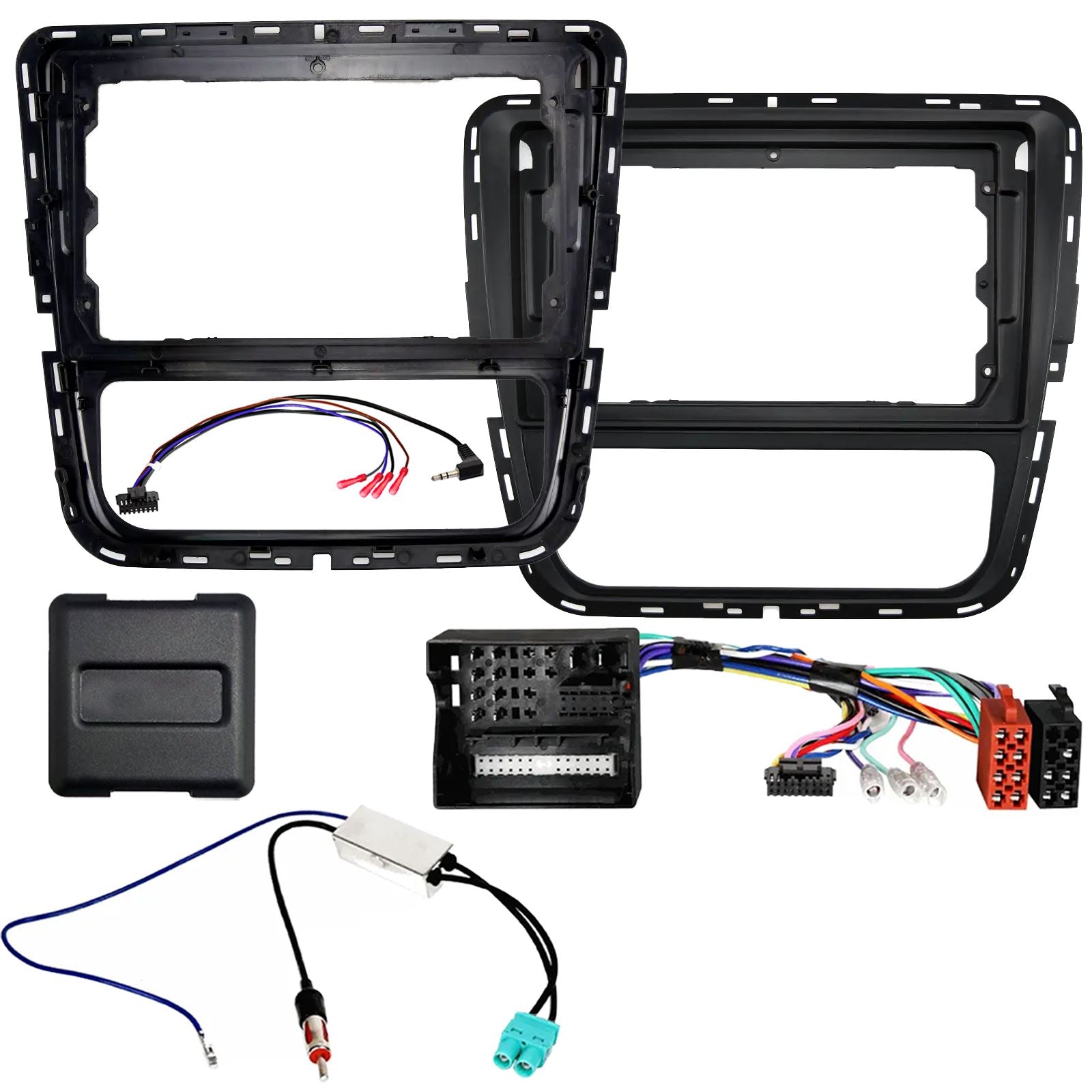 For Volkswagen Passat Manual AC 2012-2015 Fascia Panel For 9" Android Car Radios