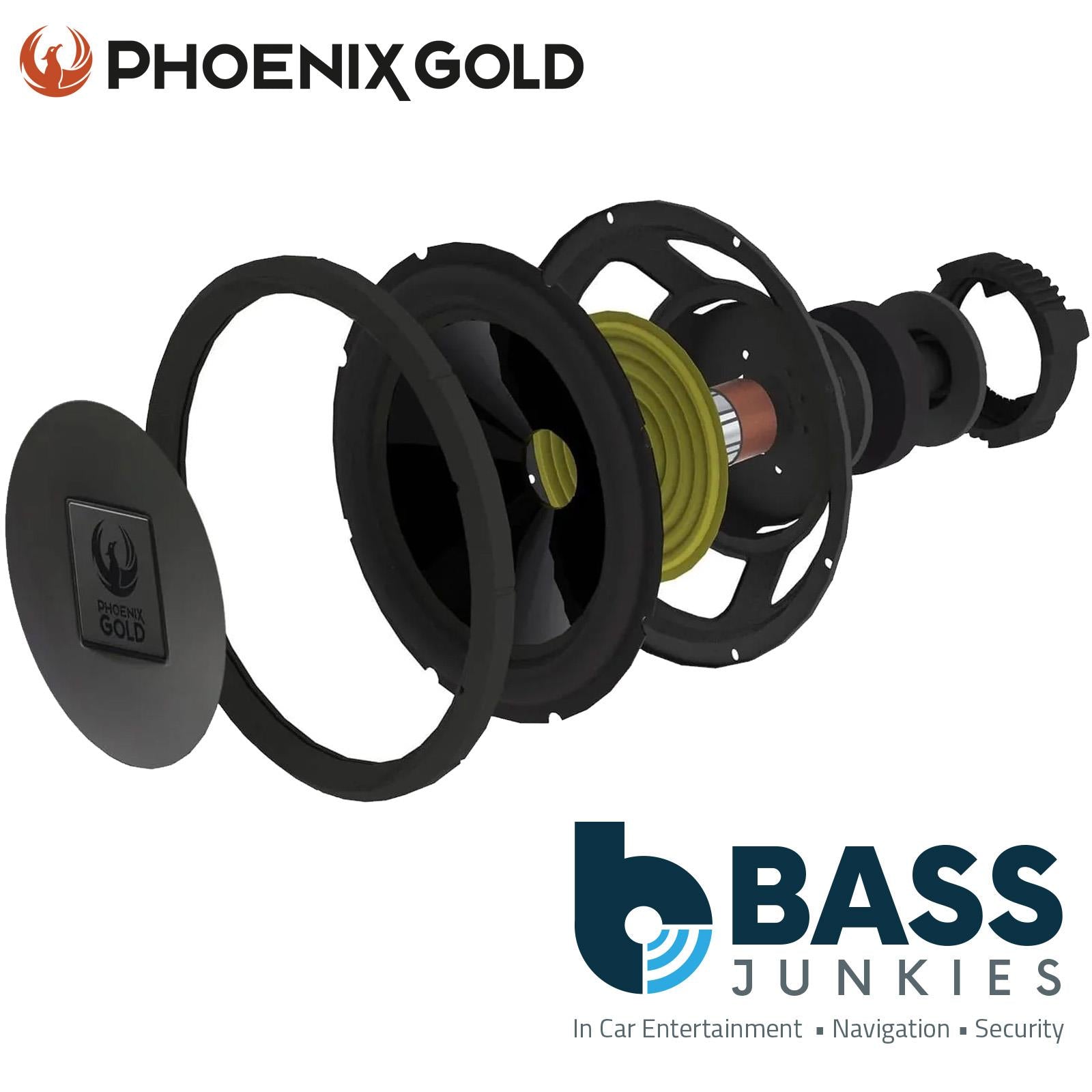 Phoenix Gold RX212S - 12" inch 400 Watts Single Voice Coil 4-Ohm Car Subwoofer