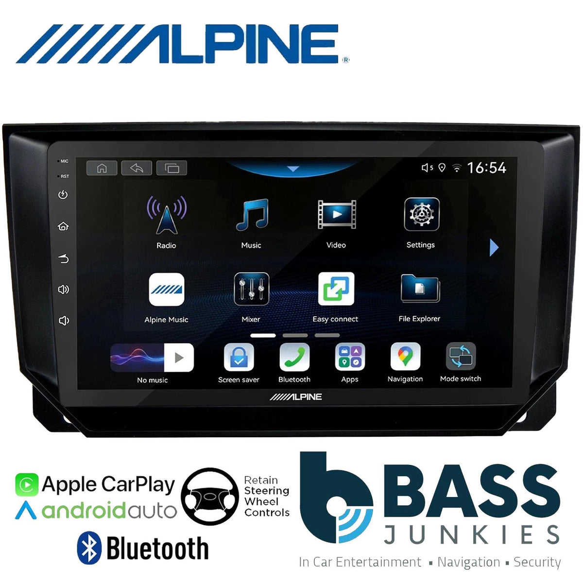 Alpine 9" CarPlay Android Car Stereo Kit For Seat Ibiza Arona 2018 Onwards