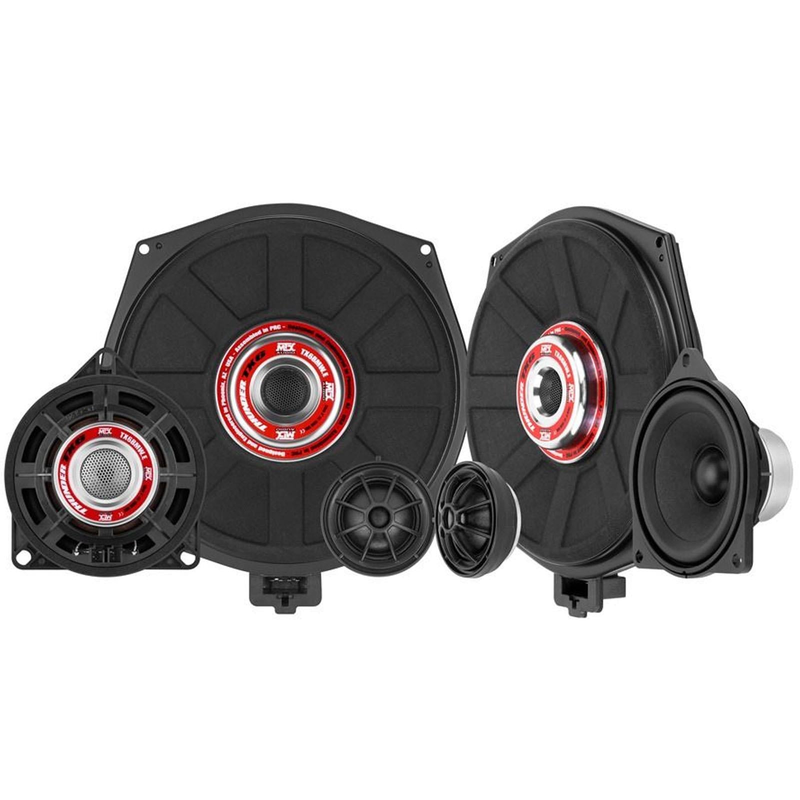 MTX TX6BMWF - BMW & Mini Underseat Subwoofers Car Speakers & Tweeters Upgrade Kit