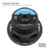 Recoil PW15D4 - 1600 Watts Echo Pro Series 15-Inch Dual 4-ohm Car Subwoofer