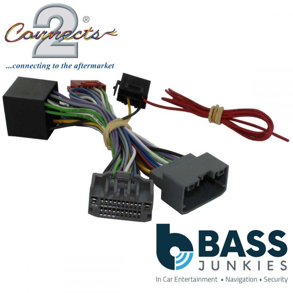 Connects2 CT10JP03 - Jeep Cherokee Commander Liberty & More Parrot SOT T-Harness Cable Wiring lead