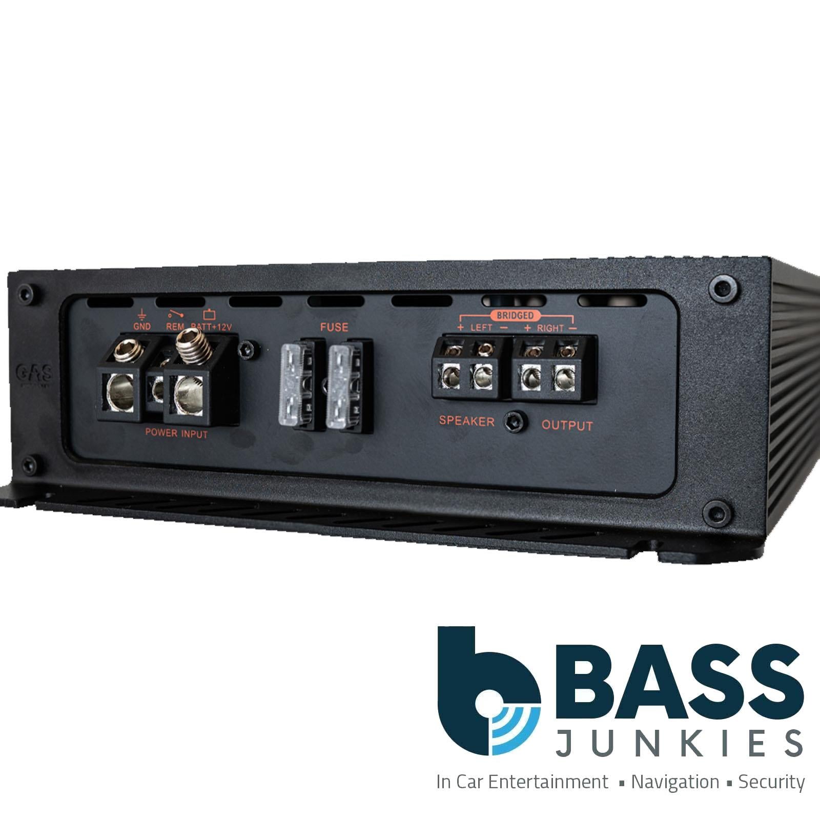 GAS MAX A2-100.2 - Max Series 160 Watts Max Bass Mono Car Amp Amplifier
