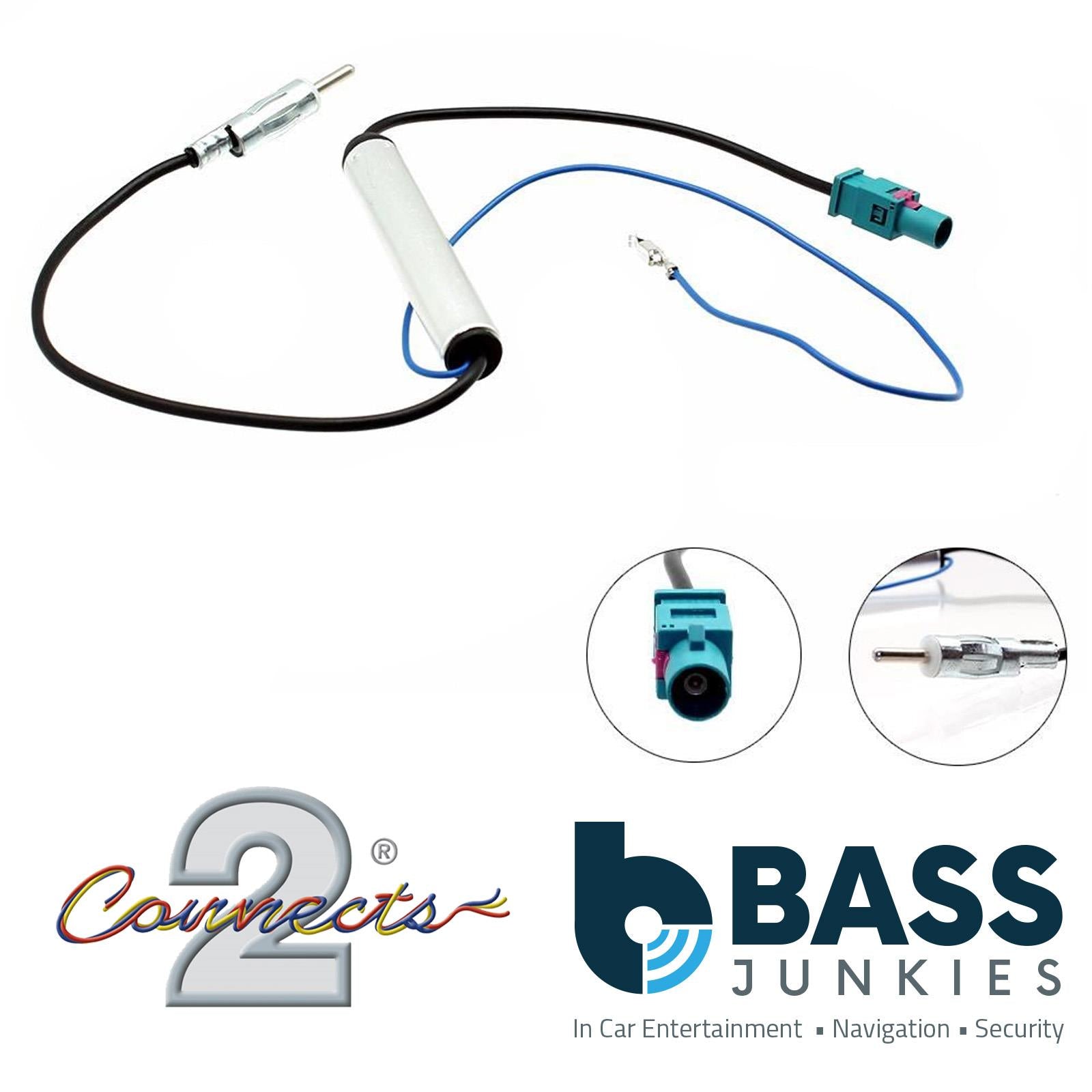 Connects2 CTKVW01 - Volkswagen Passat 2005 - 2015 Double Din Fascia & Steering Wheel Interface Installation Kit