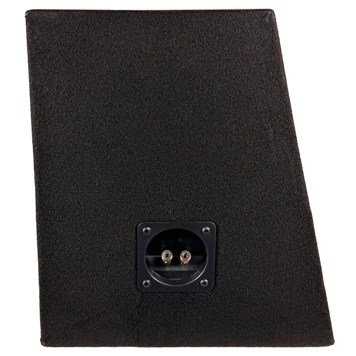10" Dual Sealed Sub Subwoofer Enclosure Black with 16AWG Speaker Cable