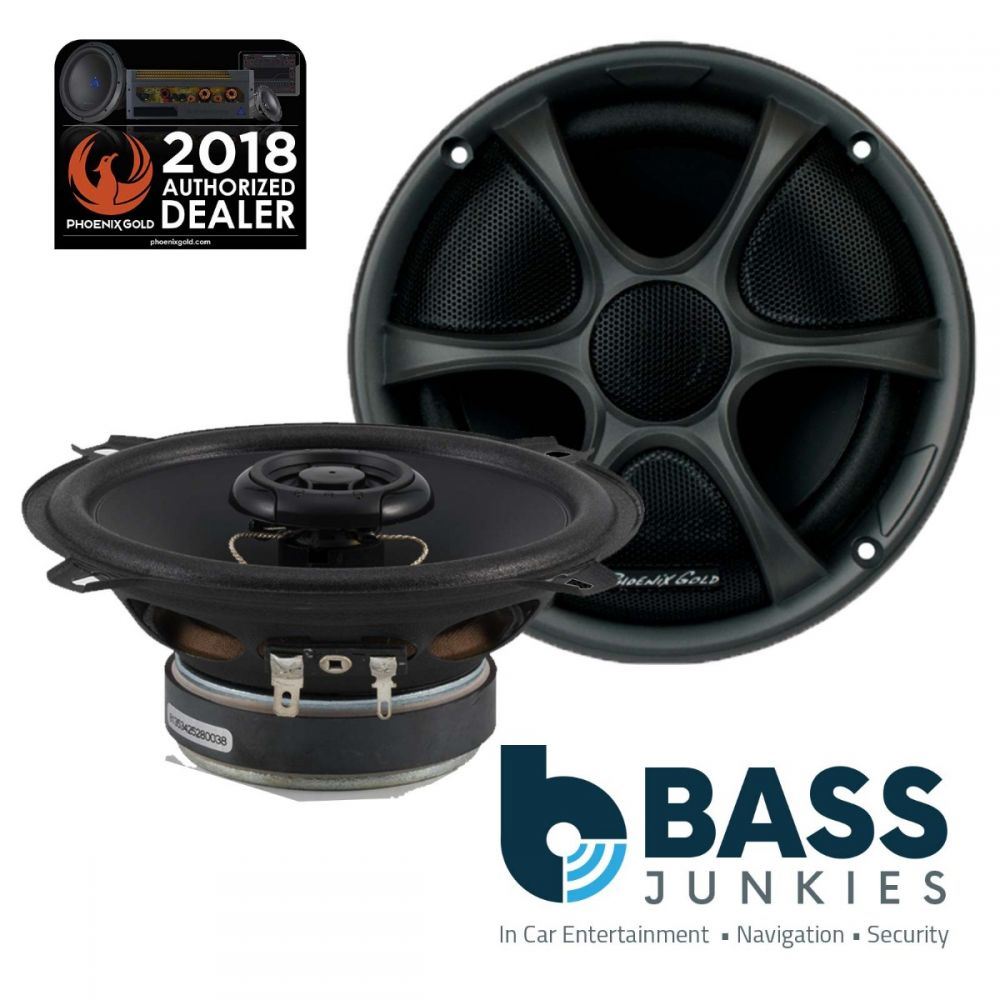 Phoenix Gold RX5CX - RX Series Car 5.25" Inch 130MM 13CM 80 Watts Coaxial Car Speakers (Pair)