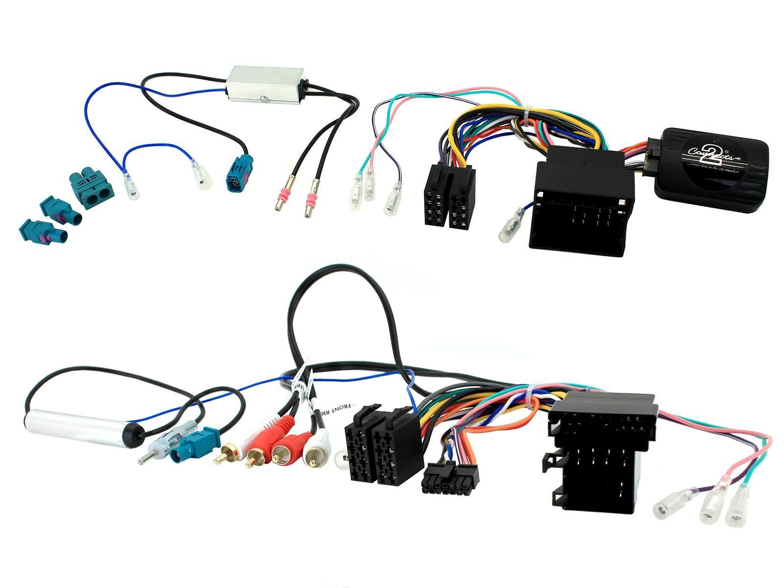 Connects2 CTSAD00C.2AA - AUDI A3 A4 A6 TT Bose & Half Amplified Systems Car Stereo Radio Aerial Steering Wheel Interface Stalk Control